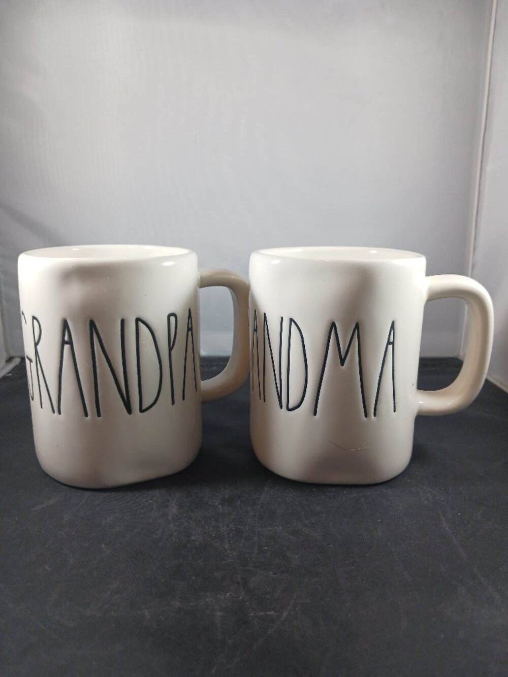 Rae Dunn Grandma & Grandpa Mugs (set of 2)